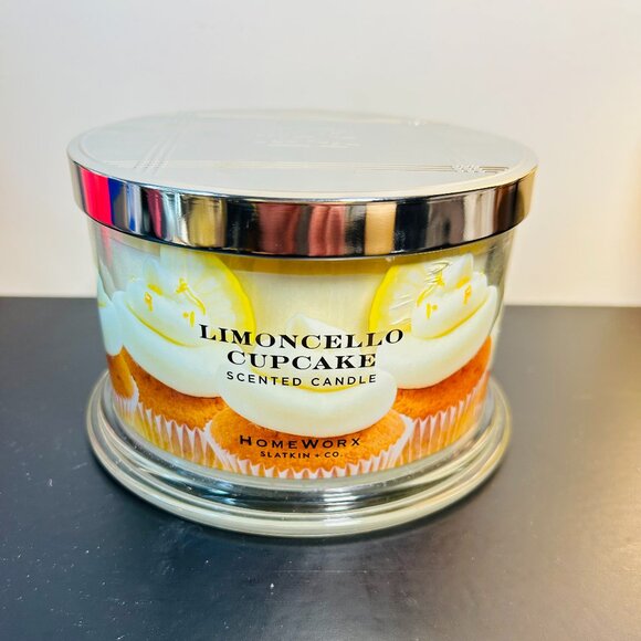 Homeworx by Slatkin Limoncello Cupcake 4-Wick Candle 18oz - Picture 1 of 3